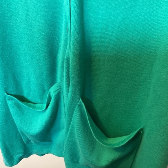 Bob Mackie Teal Embroidered Button Up Cardigan Dreamcatcher 2X - Picture 6 of 7